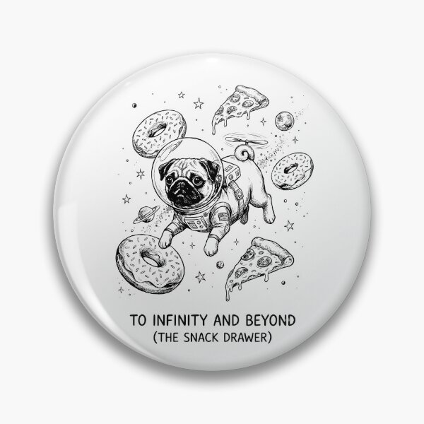 Item preview, Pug Life in Space - Pug Dog designed and sold by bapupa.