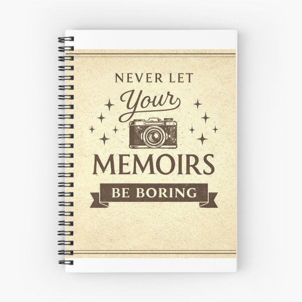 Item preview, Never Let Your Memoirs Be Boring designed and sold by the-dovlat.