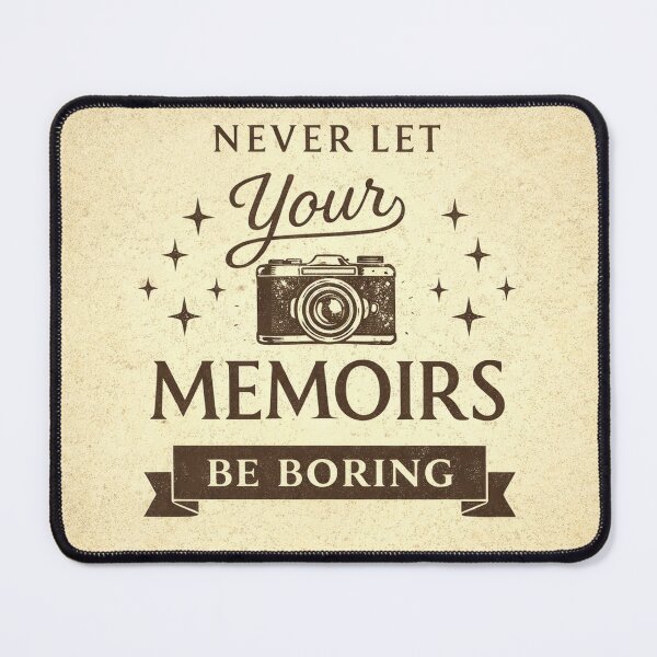 Item preview, Never Let Your Memoirs Be Boring designed and sold by the-dovlat.