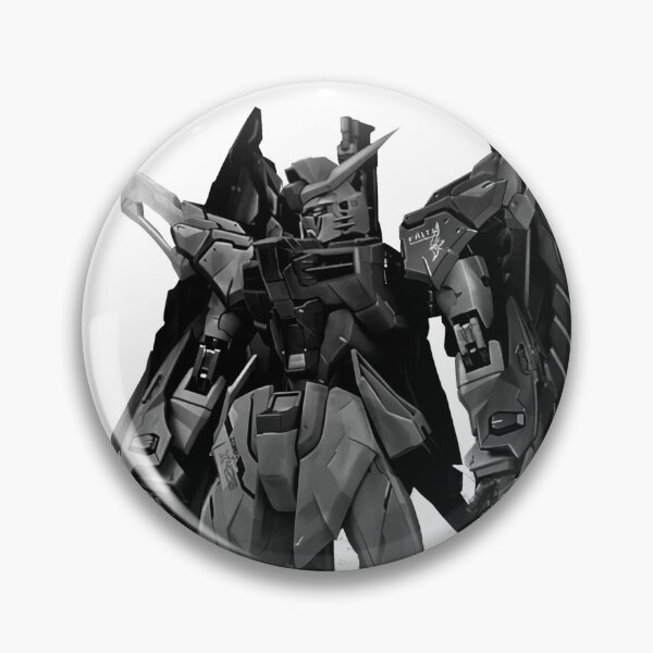 Item preview, black white ZGMF X42S Destiny Gundam Full Burst Mode digital art designed and sold by sabartgunpla.