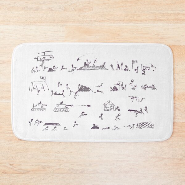 Item preview, stickman battlefield designed and sold by MyOldSketchbook.