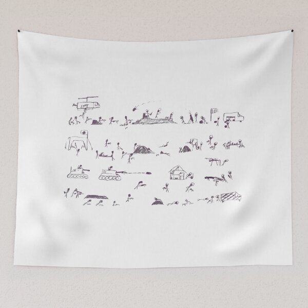Item preview, stickman battlefield designed and sold by MyOldSketchbook.