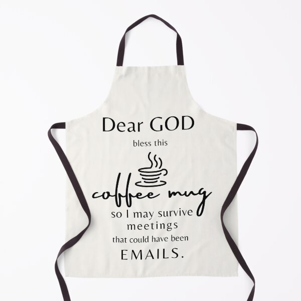 Item preview, Dear God - Funny Coffee Prayer For Office Workers designed and sold by Anniko Art Studio.