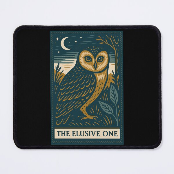Item preview, The Elusive One – Mysterious Owl Night Scene designed and sold by BRU Design.
