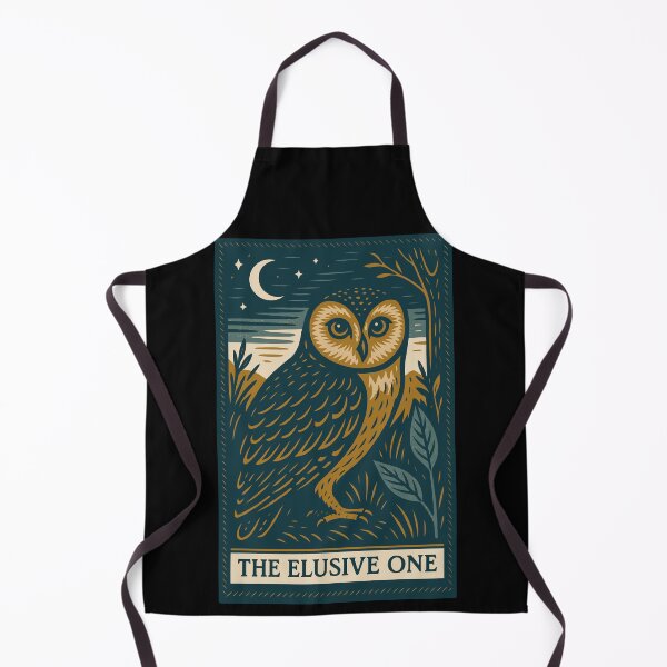 Item preview, The Elusive One – Mysterious Owl Night Scene designed and sold by BRU Design.