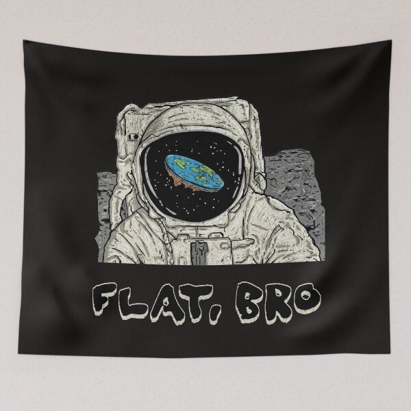 Item preview, Flat Bro: Cosmic Confusion Edition designed and sold by AwesomeBeyondLimits.