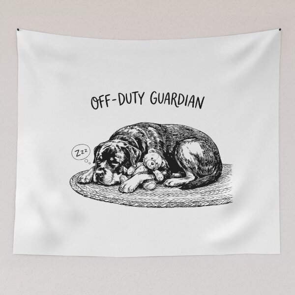 Item preview, Off-Duty Security - Rottweiler Dog designed and sold by bapupa.