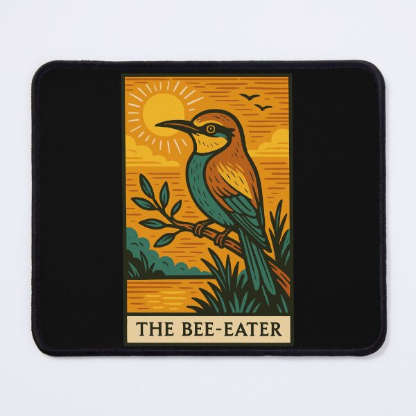 Item preview, The Bee-Eater – Vibrant Sunset Bird Illustration designed and sold by BRU Design.
