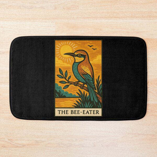 Item preview, The Bee-Eater – Vibrant Sunset Bird Illustration designed and sold by BRU Design.