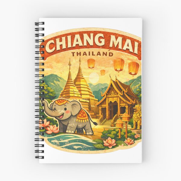Artikelvorschau, Chiang Mai, Thailand entworfen und verkauft von PamLeeDesign.