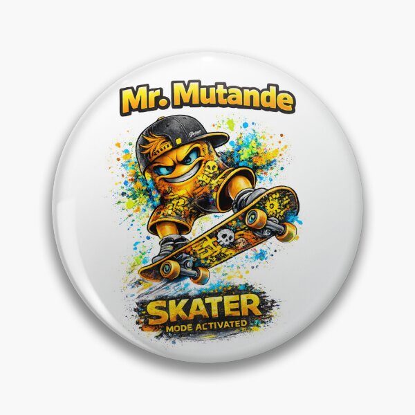 Item preview, Mr. Mutande Skater – Funny Skateboard Character Streetwear Design designed and sold by Duivan.