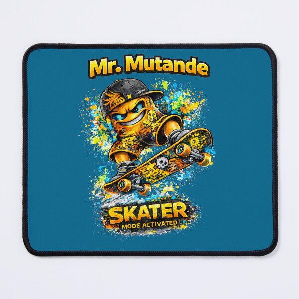 Item preview, Mr. Mutande Skater – Funny Skateboard Character Streetwear Design designed and sold by Duivan.