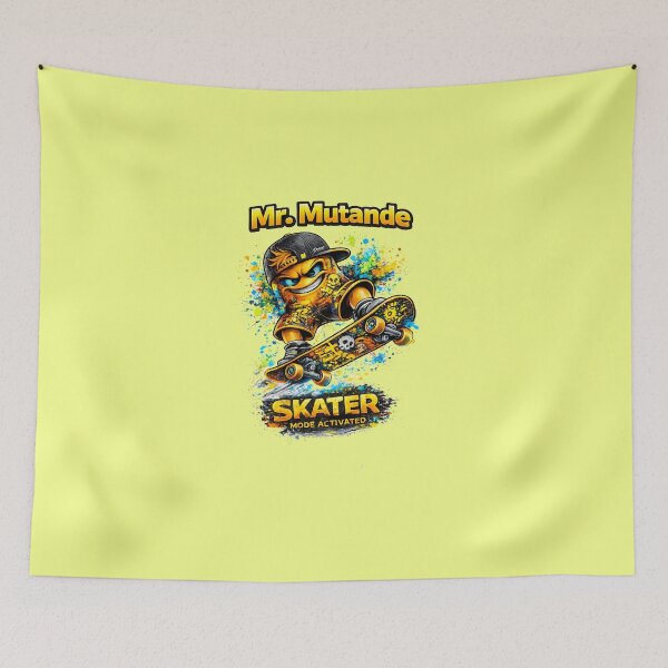 Item preview, Mr. Mutande Skater – Funny Skateboard Character Streetwear Design designed and sold by Duivan.