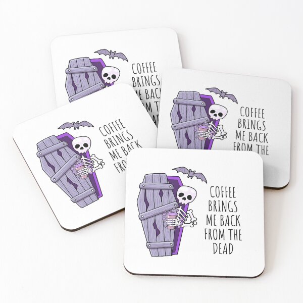 Item preview, Coffee Brings Me Back designed and sold by SlayPOPShop.