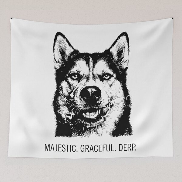 Item preview, Majesty vs. Window - Siberian Husky Dog designed and sold by bapupa.