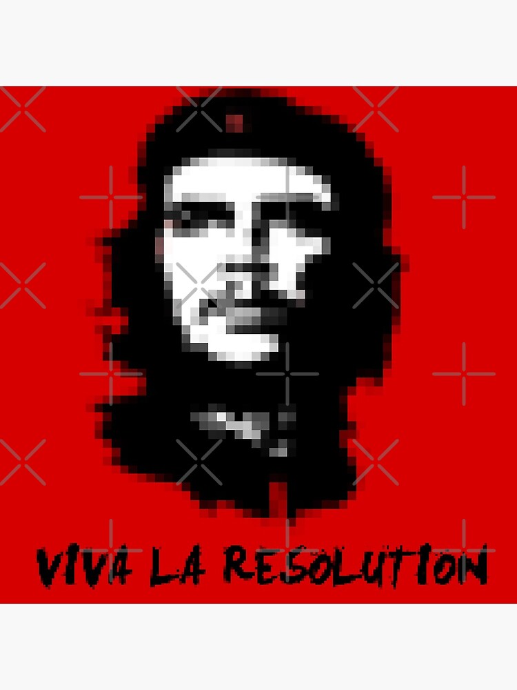 Viva La Resolucion Pixelated Che Guevara T-shirt