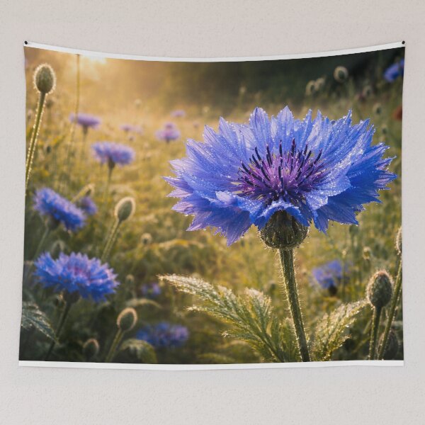 Item preview, Dewlit Cornflower Meadow designed and sold by SpicyWind.