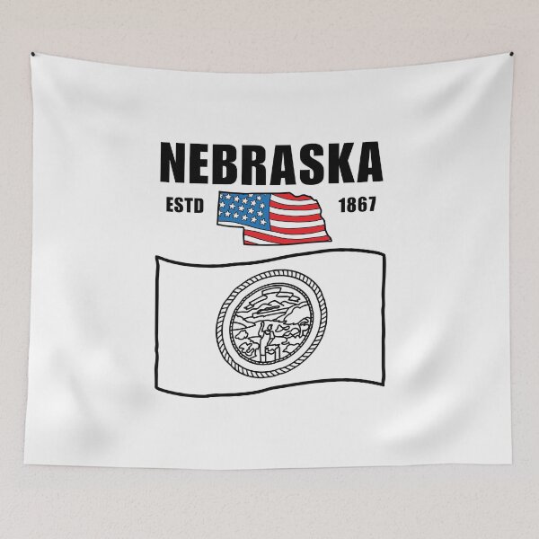 Item preview, Nebraska flag USA designed and sold by Peerless-Prime.