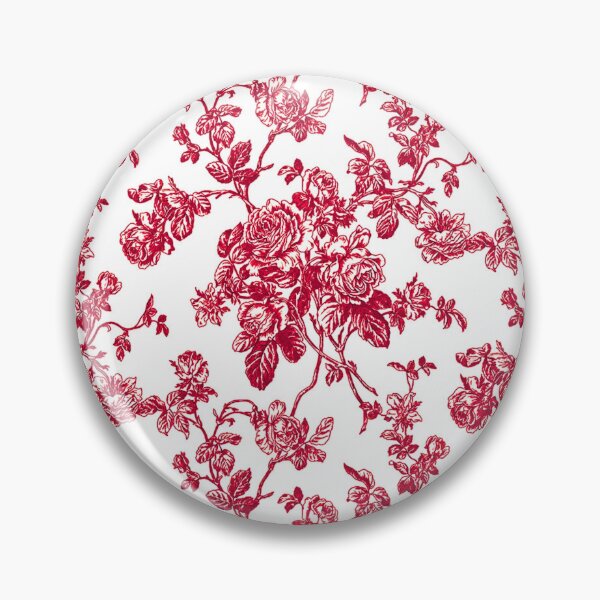 Item preview, Toile, Vintage Red Roses designed and sold by PixDezines.