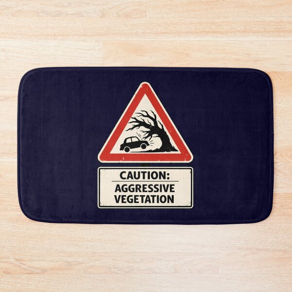 Item preview, Caution Aggressive Vegetation Whomping Willow Sign designed and sold by agearb.