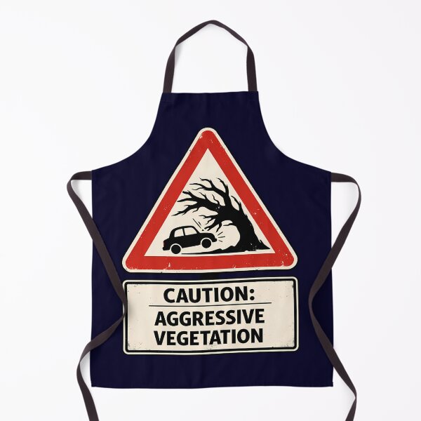 Item preview, Caution Aggressive Vegetation Whomping Willow Sign designed and sold by agearb.