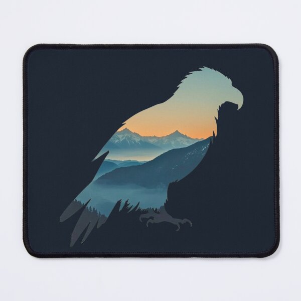 Item preview, Mountain Silence – Eagle Silhouette designed and sold by Printerraworks.