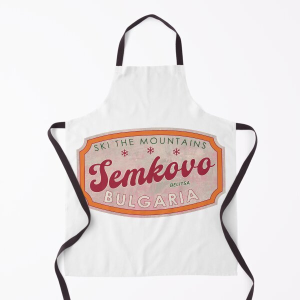 Item preview, Semkovo, Bulgaria, Belitsa, Ski, textured skiing badge designed and sold by Wanderful-roads.
