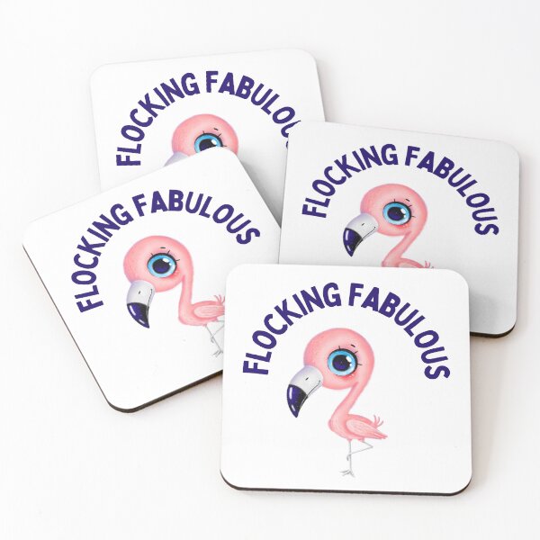 Item preview, Flocking Fabulous Flamingo – Cute Pink Bird Pun Design designed and sold by Tamer ⭐⭐⭐⭐⭐.