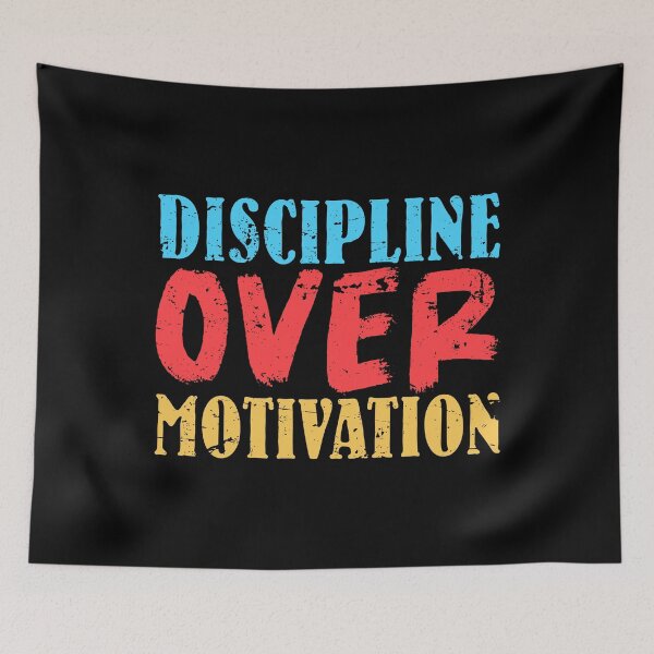 Item preview, Discipline Over Motivation designed and sold by nookmerch97.