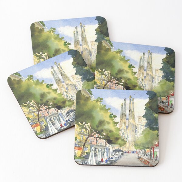 Item preview, Sagrada Familia. Streets of Barcelona, ​​Spain designed and sold by Colibri77.
