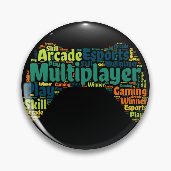 Item preview, Multiplayer Gaming Word Art Controller – Esports Typography designed and sold by dkza.