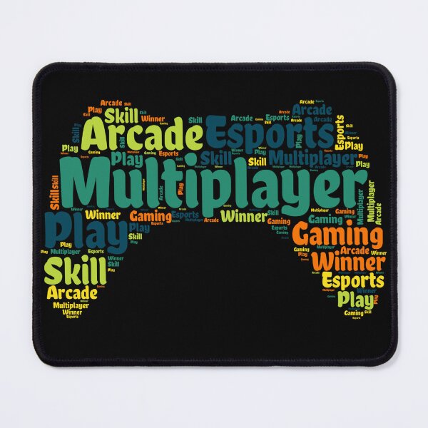 Item preview, Multiplayer Gaming Word Art Controller – Esports Typography designed and sold by dkza.