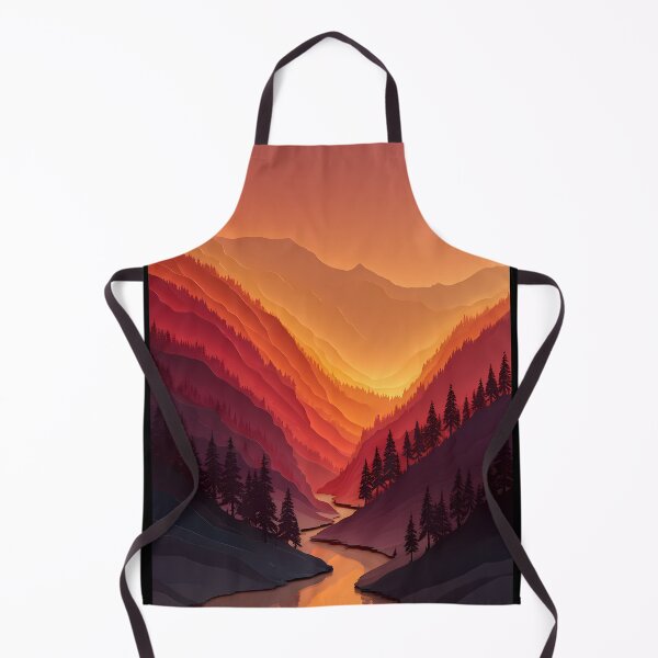 Item preview, Sunset Over Mountain Valley River designed and sold by Pir8prints.