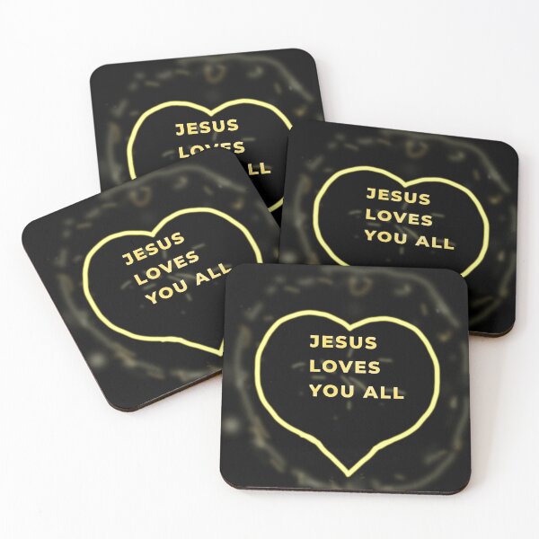 Item preview, Jesus Loves You All - Heart Message  designed and sold by RubenCrossArt.