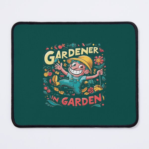 Item preview, A cheerful and crazy gardener designed and sold by LednerFreida.