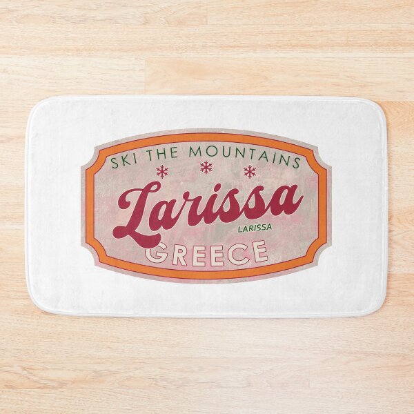 Item preview, Larissa, Greece, Larissa, Ski, textured skiing badge designed and sold by Wanderful-roads.