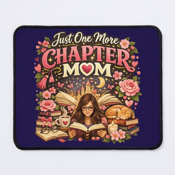 Item preview, Just One More Chapter Book Lover Mom designed and sold by Tender Flower Clothing.