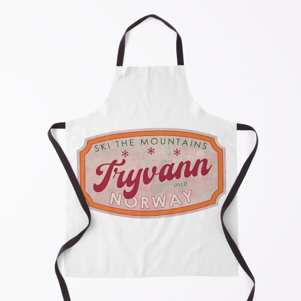 Item preview, Tryvann, Norway, Oslo, Ski, textured skiing badge designed and sold by Wanderful-roads.