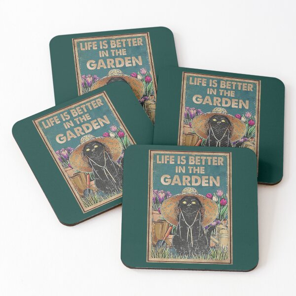 Item preview, Cat and Garden Life Is Better Gardening designed and sold by LednerFreida.