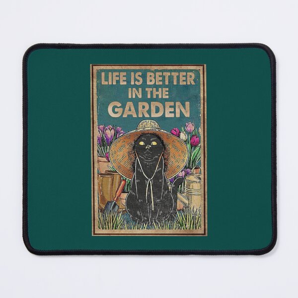 Item preview, Cat and Garden Life Is Better Gardening designed and sold by LednerFreida.