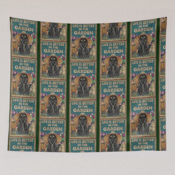 Item preview, Cat and Garden Life Is Better Gardening designed and sold by LednerFreida.