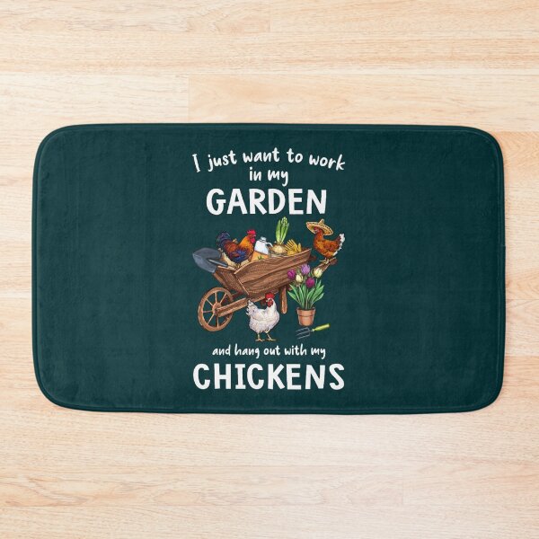 Item preview, Cool Gardening Life Hang Out Chickens Distressed Garden Plant Things Fitted Scoop  designed and sold by LednerFreida.