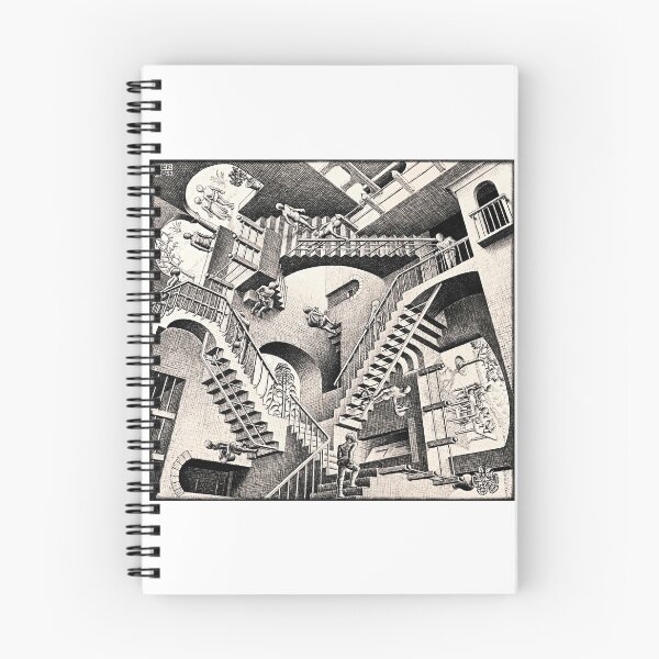 Item preview, Maurits Escher Relativity, Dutch Graphic Artist, Optical Illusion, Imp-Art designed and sold by Artistic Gift Print.