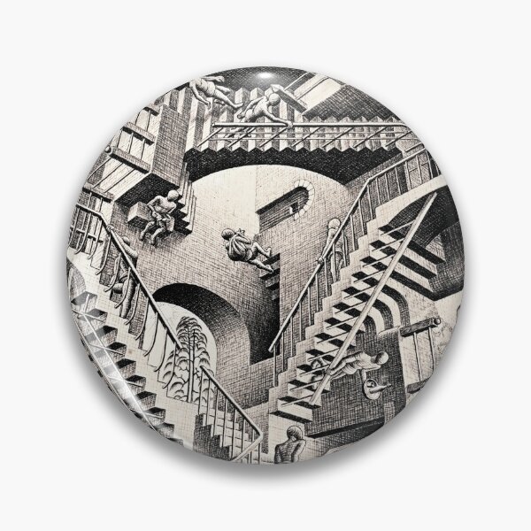 Item preview, Maurits Escher Relativity, Dutch Graphic Artist, Optical Illusion, Imp-Art designed and sold by Artistic Gift Print.