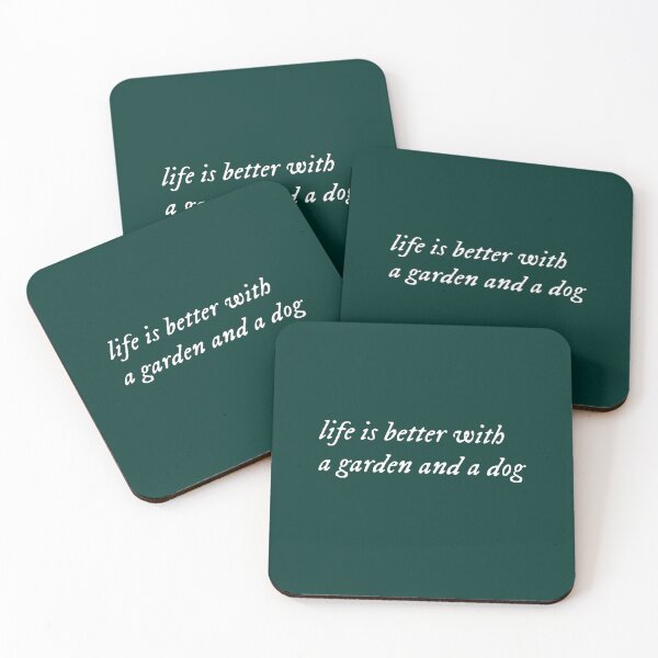 Item preview, enjoy your time in garden with your dog.  designed and sold by LednerFreida.