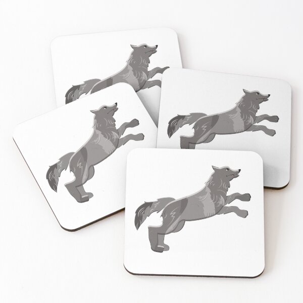 Item preview, Jumping Wolf Illustration designed and sold by DesignbyAnnaM.
