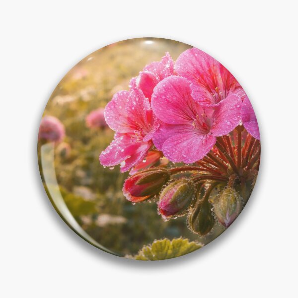 Item preview, Dewkissed Geranium Sunrise designed and sold by SpicyWind.