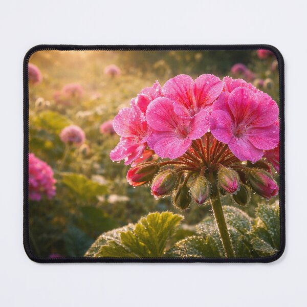 Item preview, Dewkissed Geranium Sunrise designed and sold by SpicyWind.