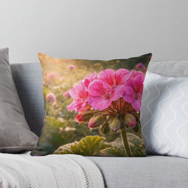 Item preview, Dewkissed Geranium Sunrise designed and sold by SpicyWind.