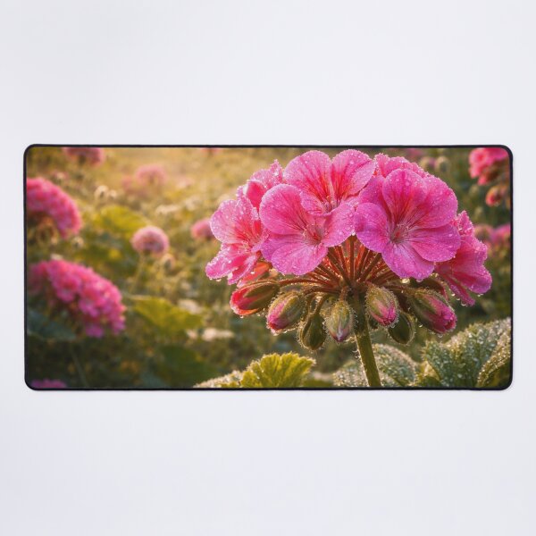 Item preview, Dewkissed Geranium Sunrise designed and sold by SpicyWind.